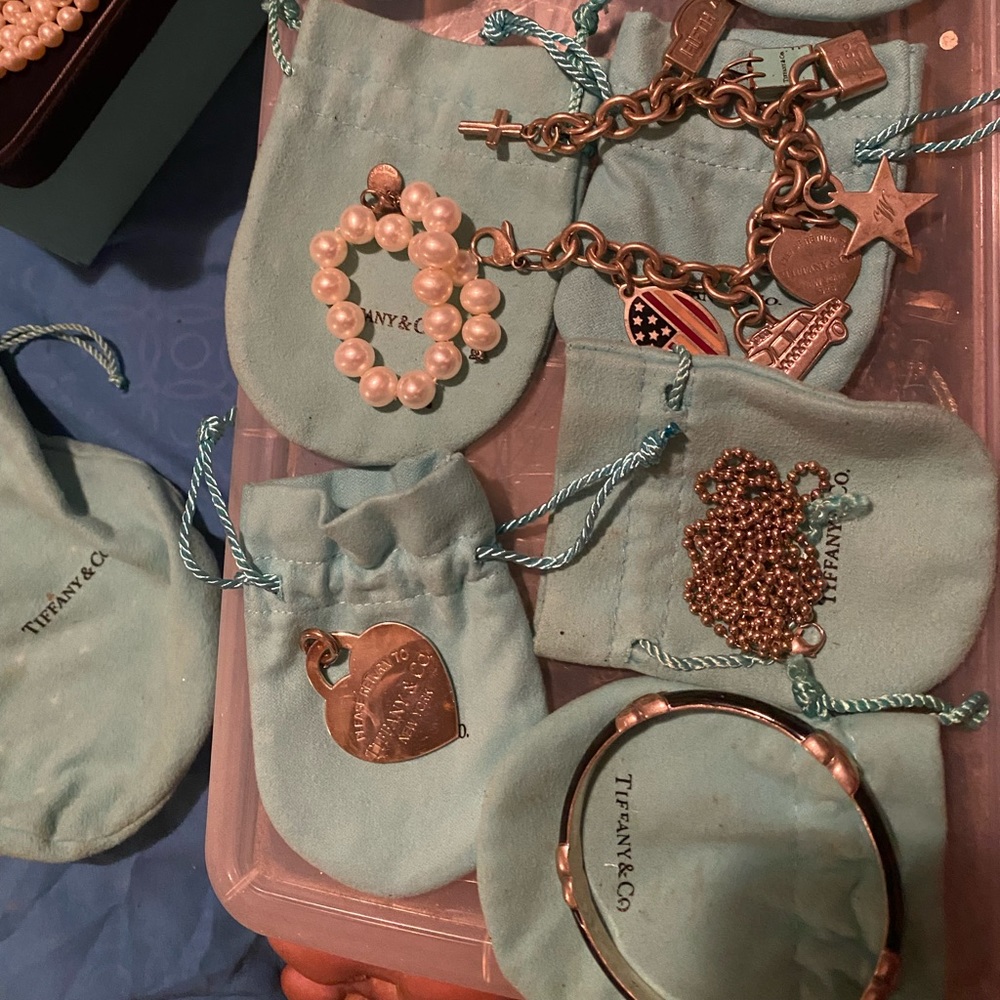 All real Tiffany pieces. For sale with the baggies.